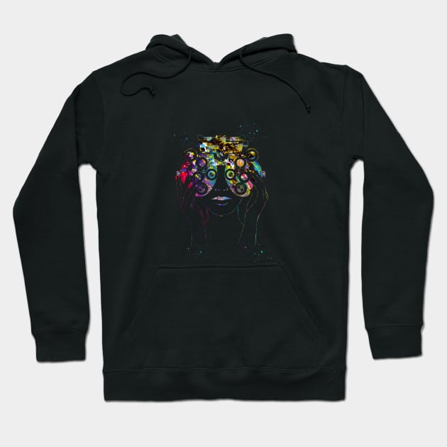 Optometry Art Hoodie by erzebeth